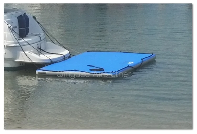 Hot Sale Dwf Inflatable Floating Fishing Pontoon Platform 